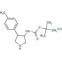 CAS: 2367002-73-9 | OR48076 | 3-Amino-4-(4-methylphenyl)pyrrolidine, 3-BOC protected hydrochloride