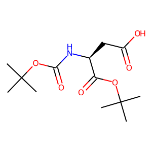 CAS:34582-32-6 | OR49089 | (3S)-4-[(2-Methylpropan-2-yl)oxy]-3-[(2-methylpropan-2-yl)oxycarbonylamino]-4-oxobutanoic acid