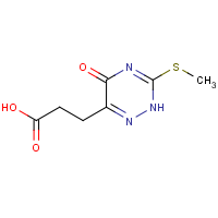 CAS:100524-19-4 | OR4911 | 3-(2,5-Dihydro-3-methylthio-5-oxo-1,2,4-triazin-6-yl)propionic acid