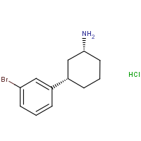 CAS:  | OR50980 | rac-(1R,3S)-3-(3-Bromophenyl)cyclohexan-1-amine hydrochloride
