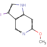 CAS: 1190315-47-9 | OR510051 | 3-Iodo-6-methoxy-1H-pyrrolo[3,2-c]pyridine