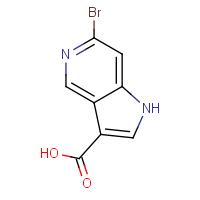 CAS: 1000341-77-4 | OR510102 | 6-Bromo-1H-pyrrolo[3,2-c]pyridine-3-carboxylic acid