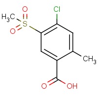 CAS:176309-00-5 | OR510106 | 4-Chloro-2-methyl-5-(methylsulfonyl)benzoic acid
