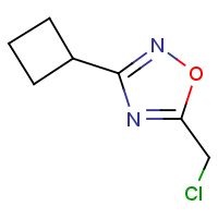 CAS:1221278-57-4 | OR510140 | 5-(Chloromethyl)-3-cyclobutyl-1,2,4-oxadiazole