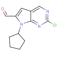 CAS: 1211443-55-8 | OR510188 | 2-Chloro-7-cyclopentyl-7H-pyrrolo[2,3-d]pyrimidine-6-carboxaldehyde