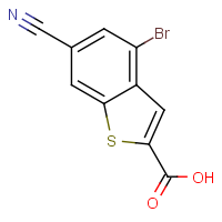 CAS: 1415564-52-1 | OR510213 | 4-Bromo-6-cyanobenzo[b]thiophene-2-carboxylic acid