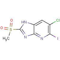 CAS:1394373-18-2 | OR51796 | 6-Chloro-5-iodo-2-(methylsulfonyl)-1H-imidazo[4,5-b]pyridine