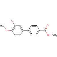CAS:166984-07-2 | OR52008 | Methyl 3'-bromo-4'-methoxy-[1,1'-biphenyl]-4-carboxylate