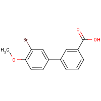 CAS:1215206-32-8 | OR52010 | 3'-Bromo-4'-methoxy-[1,1'-biphenyl]-3-carboxylic acid