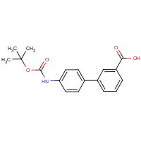 CAS:927801-51-2 | OR52011 | 4'-Amino-[1,1'-biphenyl]-3-carboxylic acid, N-BOC protected