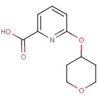 CAS: 906352-78-1 | OR52055 | 6-[(Tetrahydro-2H-pyran-4-yl)oxy]pyridine-2-carboxylic acid