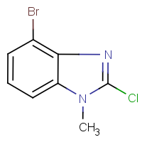CAS: 1240610-45-0 | OR52093 | 4-Bromo-2-chloro-1-methyl-1H-benzimidazole