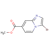 CAS: 342613-63-2 | OR52105 | Methyl 3-bromoimidazo[1,2-a]pyridine-7-carboxylate