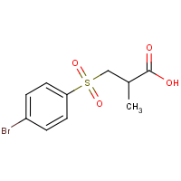CAS:1017674-08-6 | OR52108 | 3-[(4-Bromophenyl)sulphonyl]-2-methylpropanoic acid
