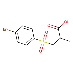 CAS:1017674-08-6 | OR52108 | 3-[(4-Bromophenyl)sulphonyl]-2-methylpropanoic acid