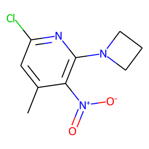 CAS:1956306-97-0 | OR52242 | 2-(Azetidin-1-yl)-6-chloro-4-methyl-3-nitropyridine