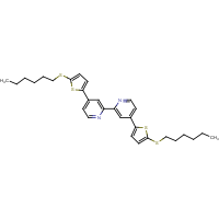 CAS:1146182-96-8 | OR52252 | 4,4'-Bis(5-(hexylthio)thiophen-2-yl)-2,2'-bipyridine