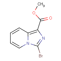 CAS: 1039357-00-0 | OR52340 | Methyl 3-bromoimidazo[1,5-a]pyridine-1-carboxylate
