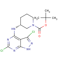 CAS:  | OR52627 | tert-Butyl (3R)-3-[(3,6-dichloro-1H-pyrazolo[3,4-d]pyrimidin-4-yl)amino]piperidine-1-carboxylate