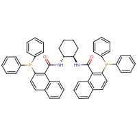 CAS:174810-09-4 | OR52644 | N,N'-(1R,2R)-Cyclohexane-1,2-diylbis[2-(diphenylphosphanyl)naphthalene-1-carboxamide]