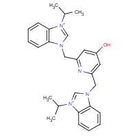 CAS:  | OR52653 | 1,1'-((4-Hydroxypyridine-2,6-diyl)bis(methylene))bis(3-isopropyl-1H-benzo[d]imidazol-3-ium)