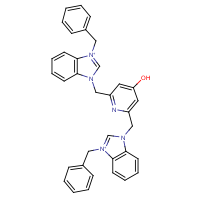 CAS:  | OR52657 | 1,1'-((4-Hydroxypyridine-2,6-diyl)bis(methylene))bis(3-benzyl--1H-benzo[d]imidazol-3-ium)