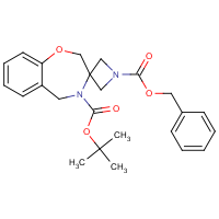 CAS:1956386-70-1 | OR52683 | 1-Benzyl 4'-tert-butyl 1H-spiro[azetidine-3,3'-[1,4]benzoxazepine]-1,4'(5'H)-dicarboxylate
