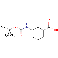CAS:222530-39-4 | OR52690 | (1R,3S)-3-(tert-Butoxycarbonylamino)cyclohexanecarboxylic acid