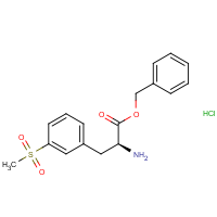 CAS: 1194550-59-8 | OR52943 | Benzyl (S)-2-amino-3-(3-(methylsulfonyl)phenyl)propanoate hydrochloride