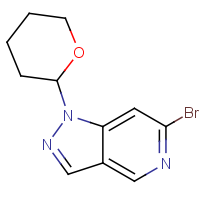 CAS: 1416713-37-5 | OR52998 | 6-Bromo-1-(tetrahydro-2H-pyran-2-yl)-1H-pyrazolo[4,3-c]pyridine