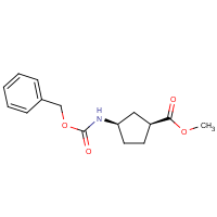 CAS: 1378251-30-9 | OR54385 | Methyl (1S,3R)-3-aminocyclopentane-1-carboxylate, N-CBZ protected