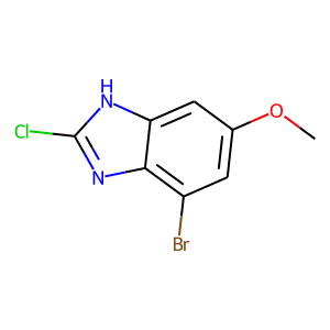 CAS:1388066-75-8 | OR54431 | 4-Bromo-2-chloro-6-methoxy-1H-benzimidazole