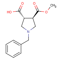 CAS: 111051-17-3 | OR54444 | trans-1-Benzyl-4-(methoxycarbonyl)pyrrolidine-3-carboxylic acid