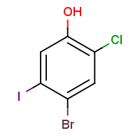 CAS: 2092799-35-2 | OR54637 | 4-Bromo-2-chloro-5-iodophenol