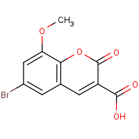 CAS: 119686-34-9 | OR54672 | 6-Bromo-8-methoxy-2-oxo-2H-chromene-3-carboxylic acid