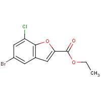 CAS: 1643914-32-2 | OR54700 | 5-Bromo-7-chloro-benzofuran-2-carboxylic acid ethyl ester