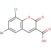 CAS: 1243538-50-2 | OR54702 | 6-Bromo-8-chloro-2-oxo-2H-chromene-3-carboxylic acid