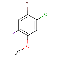 CAS: 1629269-81-3 | OR54710 | 1-Bromo-2-chloro-5-iodo-4-methoxybenzene