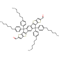 CAS: 1878125-76-8 | OR54711 | 6,6,12,12-Tetrakis(4-hexylphenyl)-6,12-dihydrothieno[3,2-b]thieno[2'',3'':4',5']thieno[2',3':5,6]-s-indaceno[2,1-d]thiophene-2,8-dicarbaldehyde