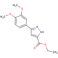 CAS: 390410-76-1 | OR54819 | Ethyl 3-(3,4-dimethoxyphenyl)-1H-pyrazole-5-carboxylate