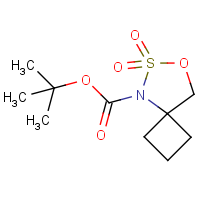 CAS:2227204-96-6 | OR54830 | 7-Oxa-6-thia-5-azaspiro[3.4]octane 6,6-dioxide, N-BOC protected