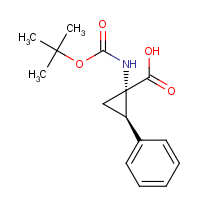 CAS: 151910-11-1 | OR54839 | (1S,2R)-1-[(tert-Butoxycarbonyl)amino]-2-phenylcyclopropanecarboxylic acid
