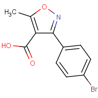 CAS: 91182-58-0 | OR55102 | 3-(4-Bromophenyl)-5-methylisoxazole-4-carboxylic acid