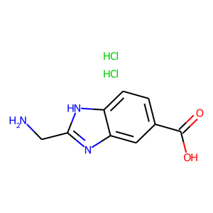 CAS:1803594-45-7 | OR55132 | 2-(Aminomethyl)-1H-1,3-benzodiazole-5-carboxylic acid dihydrochloride