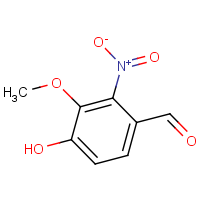 CAS:2450-26-2 | OR55157 | 4-Hydroxy-3-methoxy-2-nitrobenzaldehyde