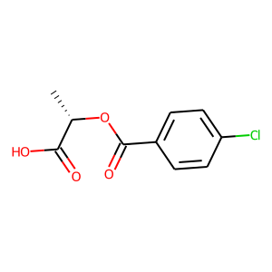 CAS:1047975-16-5 | OR55210 | (2S)-2-[(4-Chlorobenzoyl)oxy]propanoic acid
