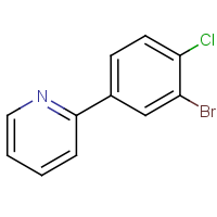 CAS: 1663482-31-2 | OR55325 | 2-(3-bromo-4-chlorophenyl)pyridine