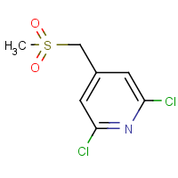 CAS:1864483-95-3 | OR55328 | 2,6-Dichloro-4-[(methylsulfonyl)methyl]pyridine