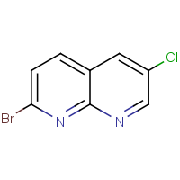 CAS:1176470-56-6 | OR55345 | 2-Bromo-6-chloro-1,8-naphthyridine