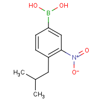 CAS: 850568-57-9 | OR5535 | 4-Isobutyl-3-nitrobenzeneboronic acid